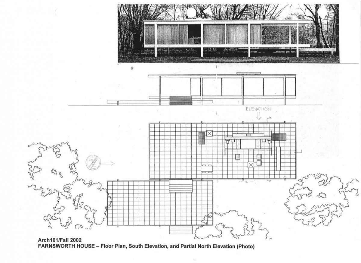 美国范斯沃斯住宅(farnsworth house) - 密斯·凡·德