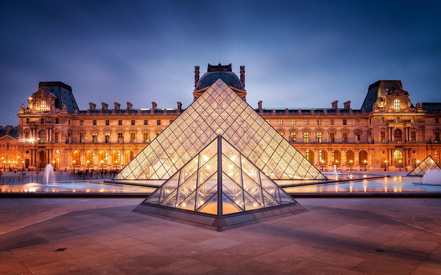 法国巴黎卢浮宫金字塔（改扩建工程）（The Louvre Pyramid） - 贝聿铭（I.M. Pei） - 建筑设计案例 - 树状模式