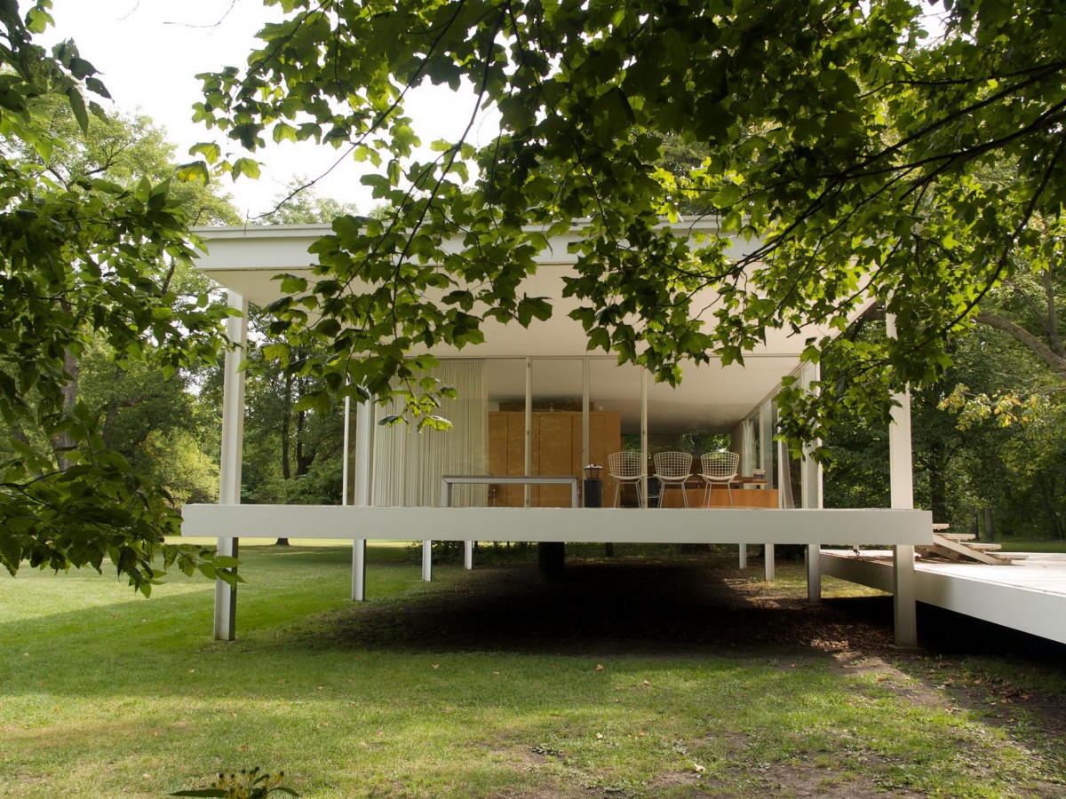 美国范斯沃斯住宅(farnsworth house)简介篇 - 密斯