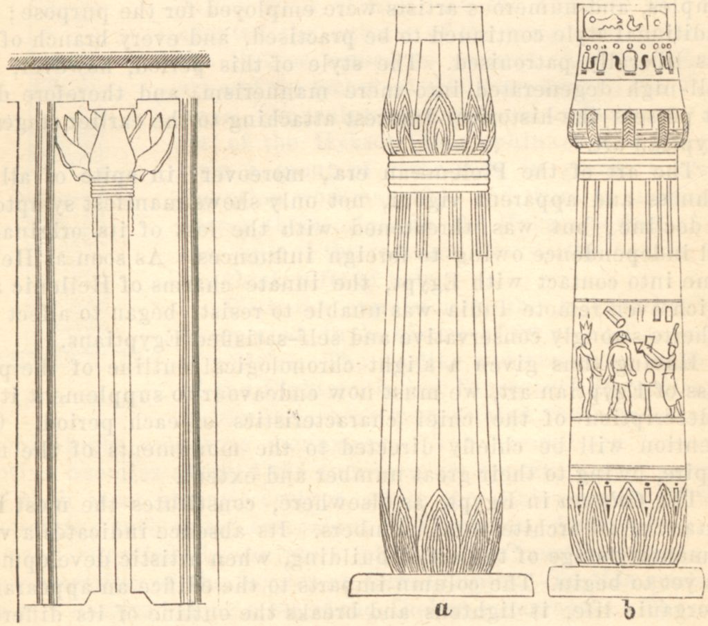 古埃及柱式示意图图片